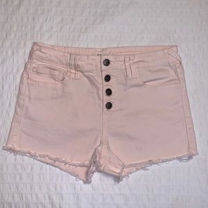 🔸Cello four button light pink shorts